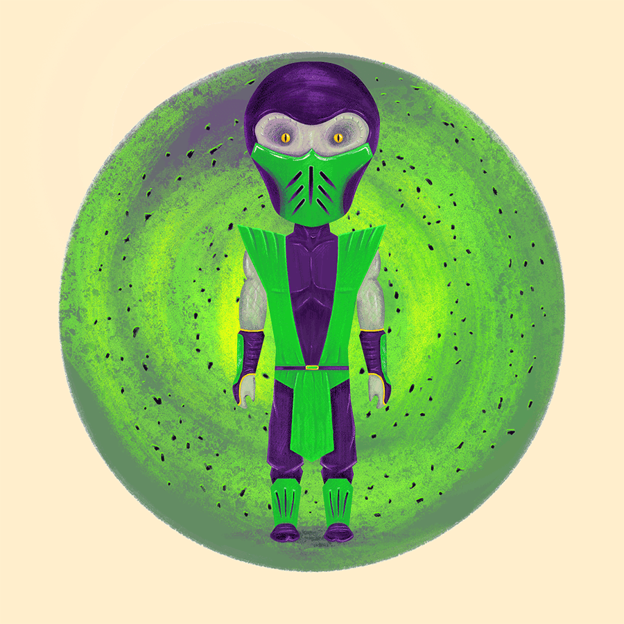 "MK Ninjas: Reptile" by Doaly - Hero Complex Gallery
