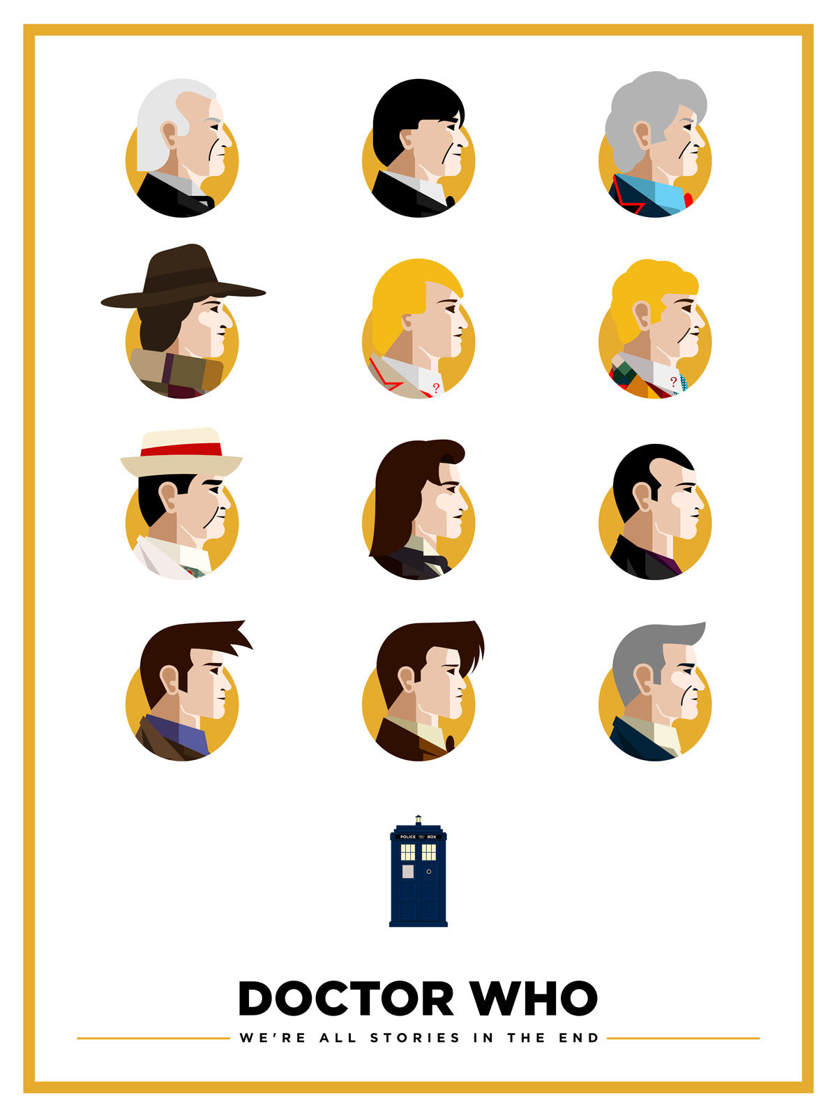 "Doctor Who — A Visual Recap" by Salvador Anguiano - Hero Complex Gallery