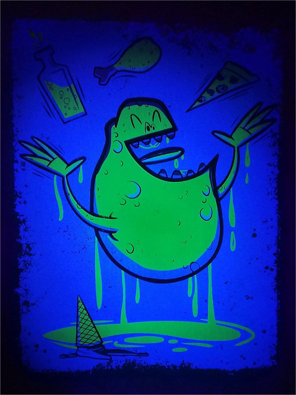 "Slime Time” Wood Variant by Doug LaRocca - Hero Complex Gallery