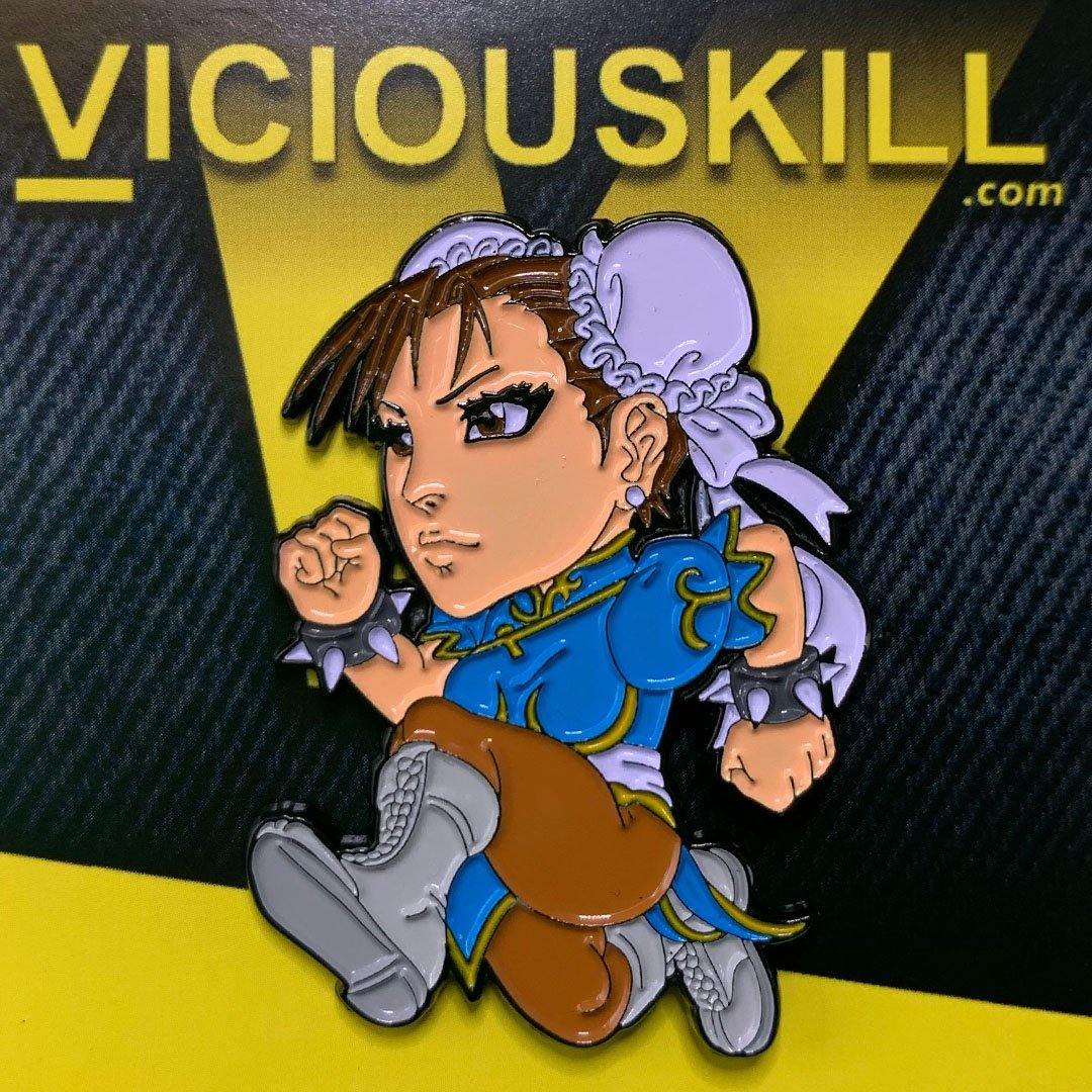 772. "Chun-Li" Pin by VICIOUSKILL - Hero Complex Gallery
