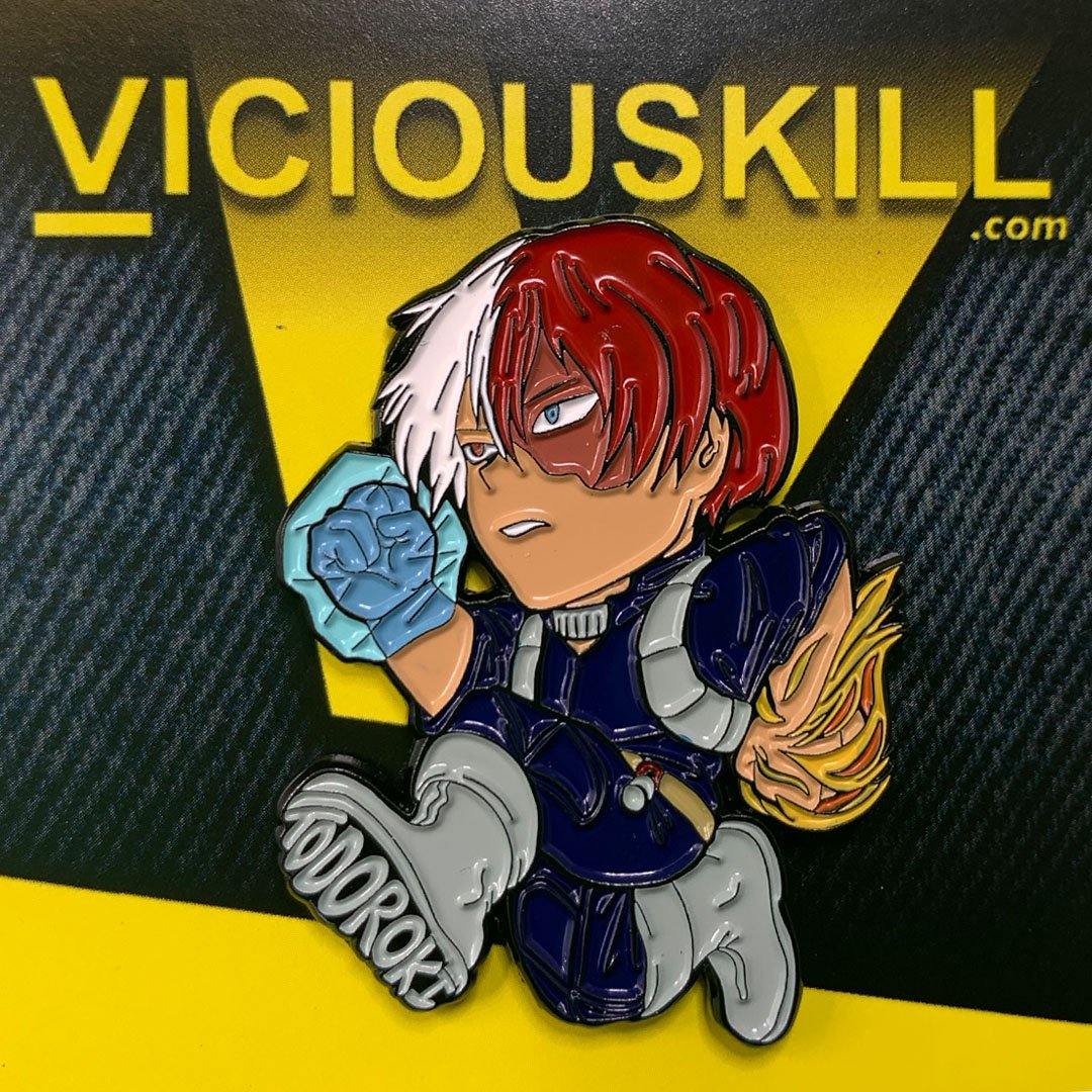 765. "Todoroki" Pin by VICIOUSKILL - Hero Complex Gallery