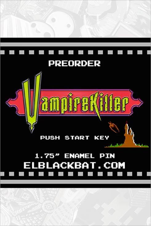 390. "Vampire Killer" Pin by El Black Bat - Hero Complex Gallery
