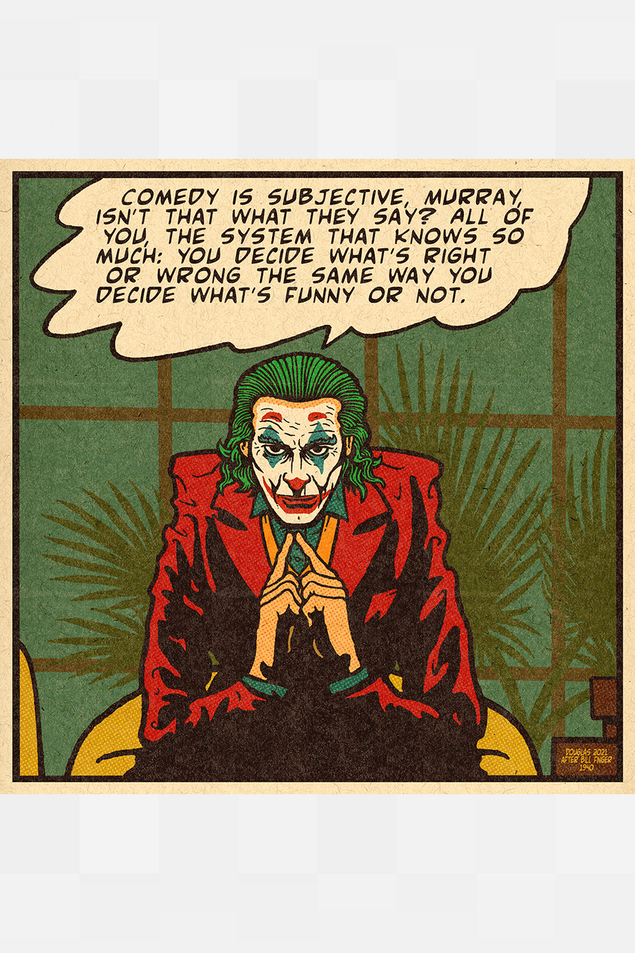 "COMEDY IS SUBJECTIVE" by EUGENE DOUGLAS