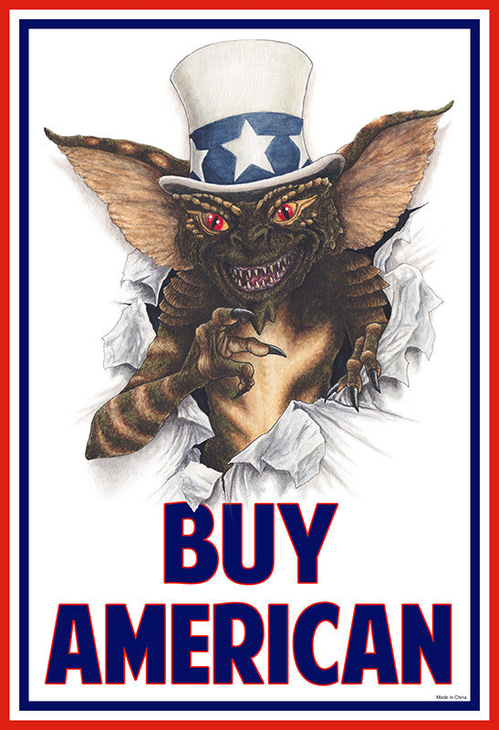 "Buy American" by Eugene Kaik - Hero Complex Gallery
