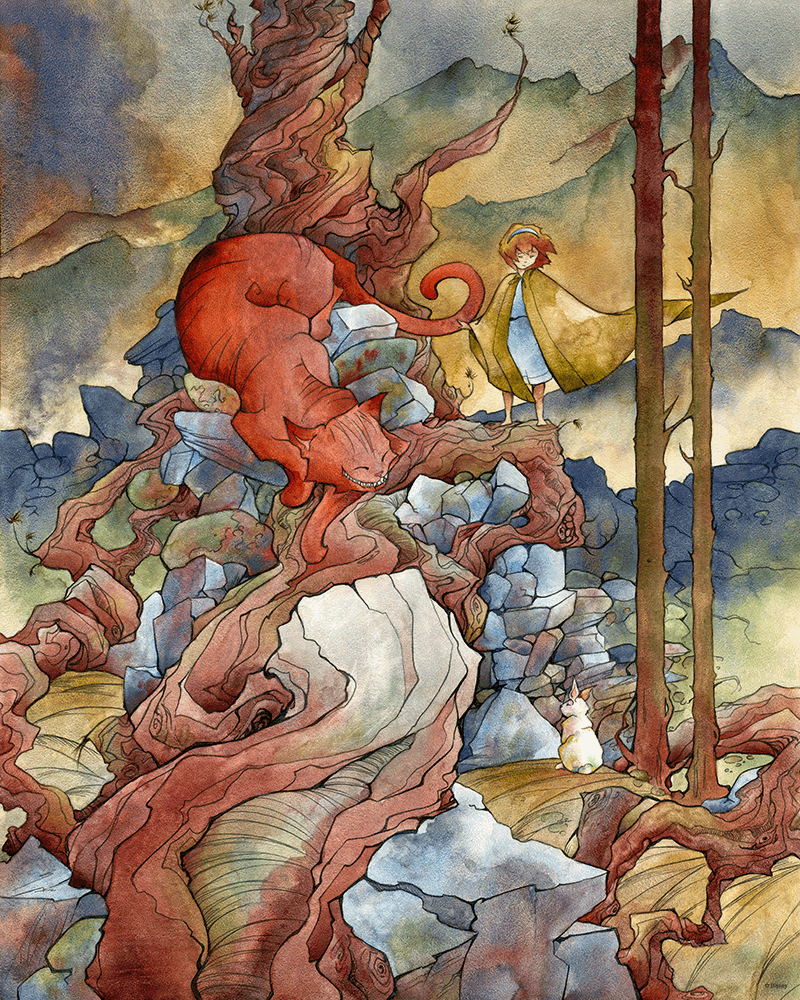 "We're All Mad Here" by Faryn Hughes - Hero Complex Gallery
