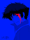 "Session 001: Spike Spiegel" by Fabiocs - Hero Complex Gallery