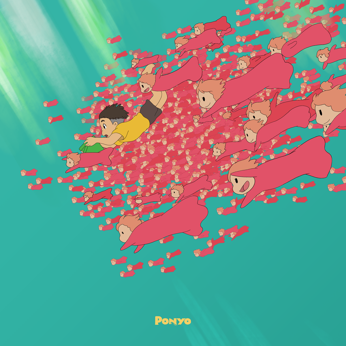 "She's not just a goldfish. She's Ponyo" by Fabiocs - Hero Complex Gallery