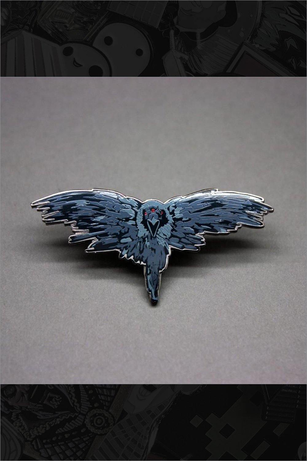 323. "Three Eyed Raven" Pin by Felt Good Co. - Hero Complex Gallery