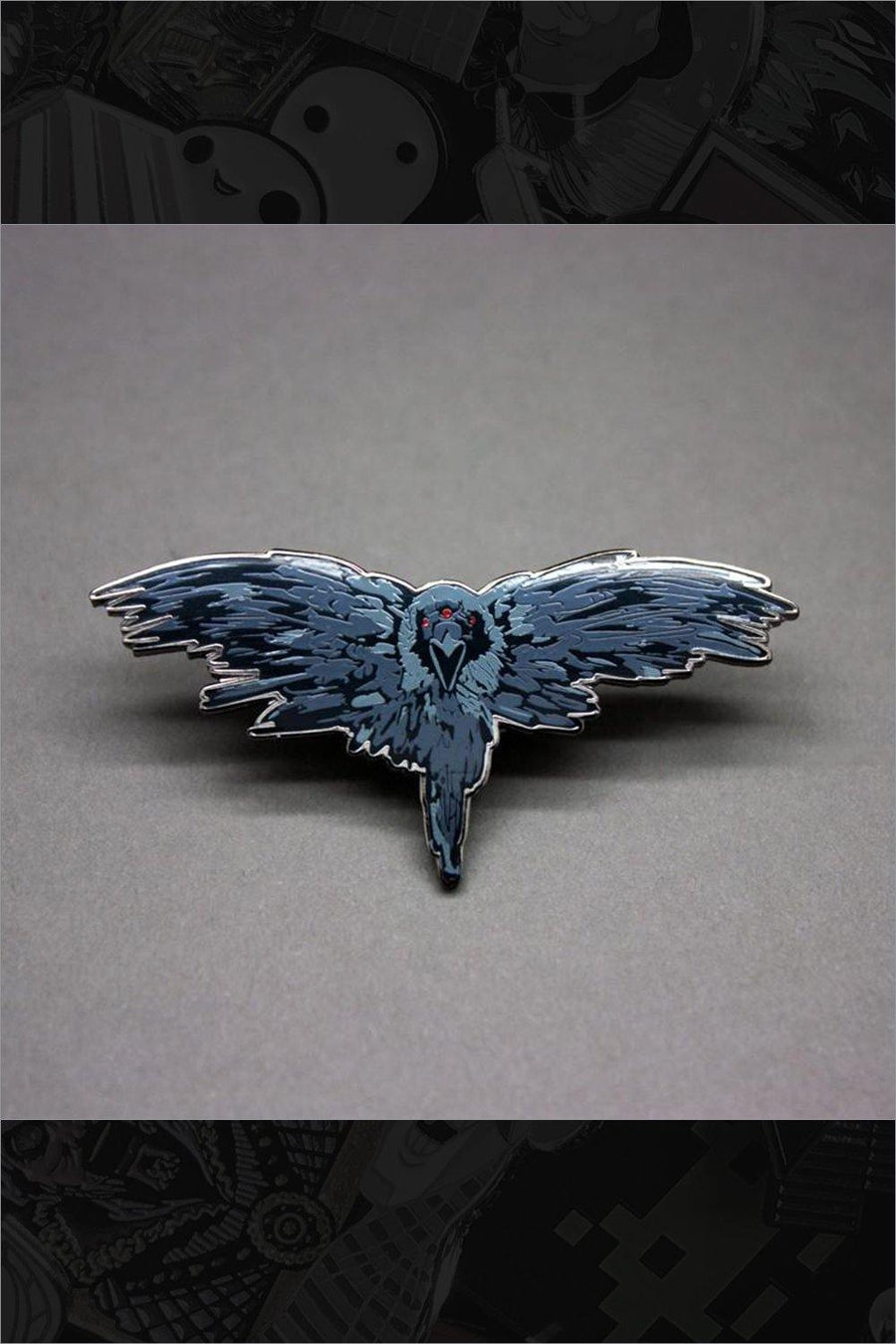 323. "Three Eyed Raven" Pin by Felt Good Co. - Hero Complex Gallery