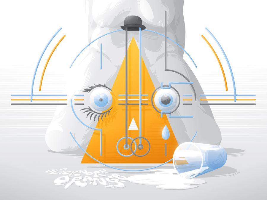 "A Clockwork Orange" by Florey - Hero Complex Gallery
