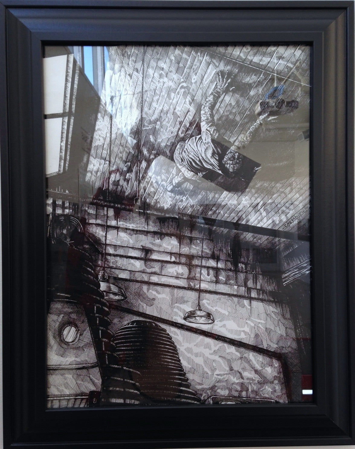 The Creeping Terror: "Almost Second Nature" Original by Nathan Chesshir - Hero Complex Gallery
 - 2