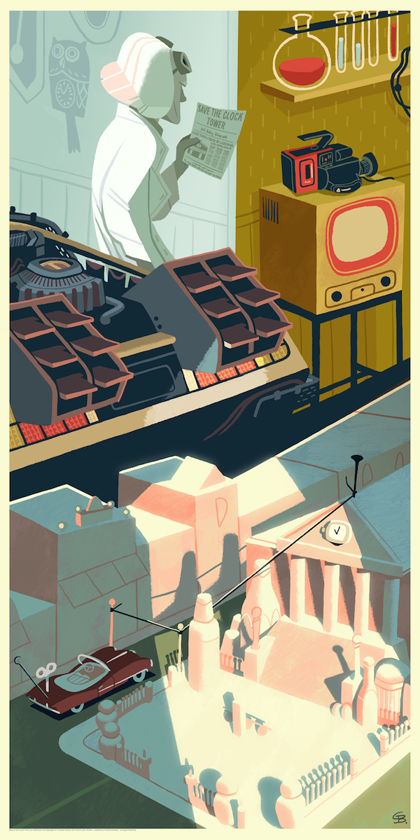 "BTTF" by Glen Brogan - Hero Complex Gallery