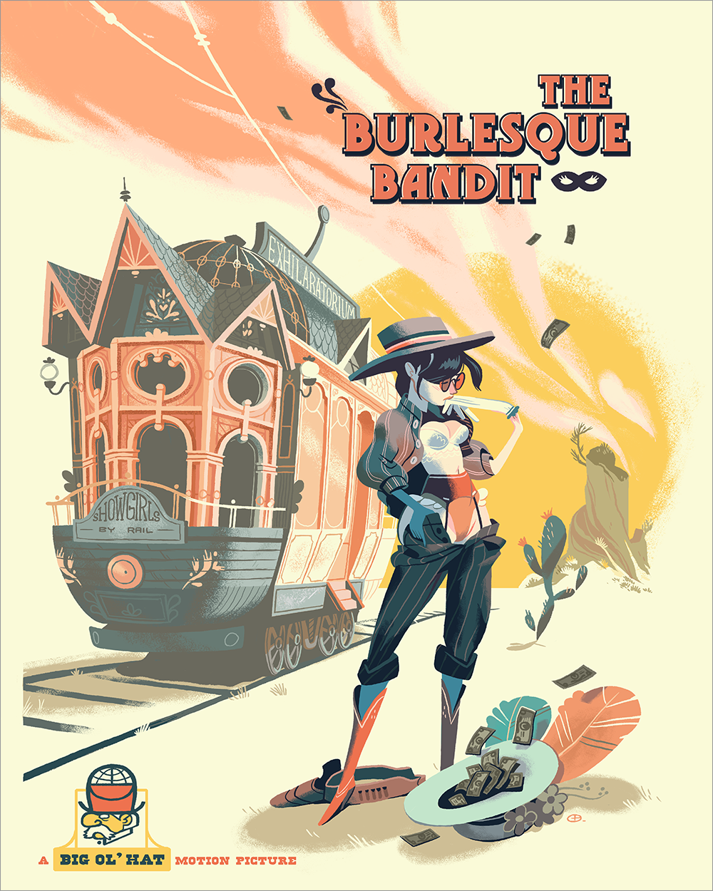 "The Burlesque Bandit" by Glen Brogan - Hero Complex Gallery