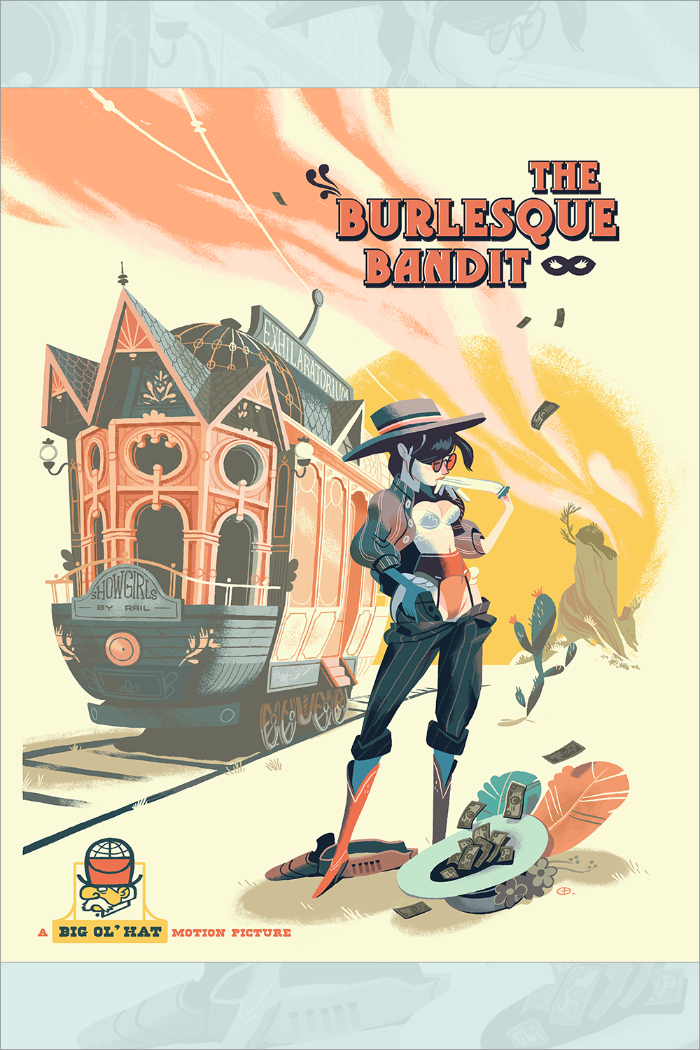 "The Burlesque Bandit" by Glen Brogan - Hero Complex Gallery