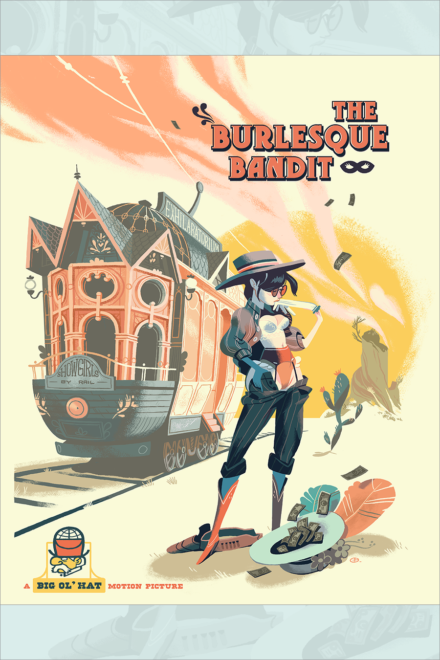 "The Burlesque Bandit" by Glen Brogan - Hero Complex Gallery