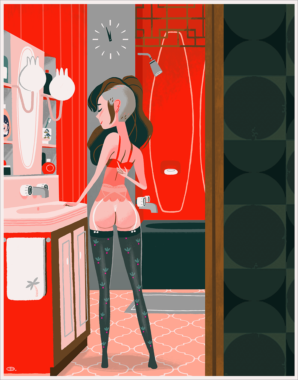 "Bathroom" by Glen Brogan - Hero Complex Gallery