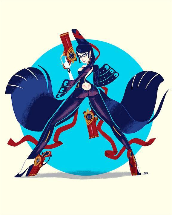 "Bayonetta" by Glen Brogan - Hero Complex Gallery