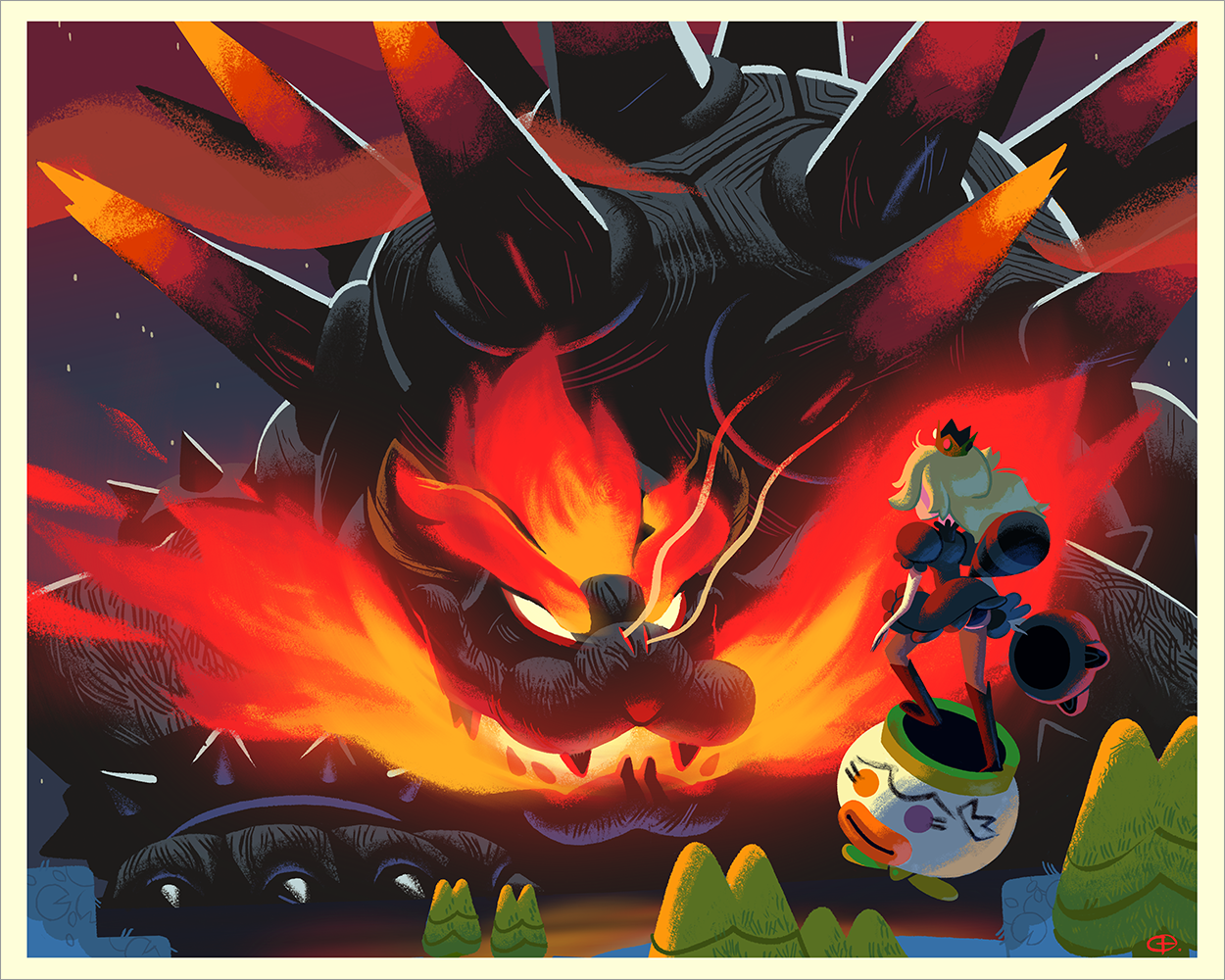 "Bowser" by Glen Brogan - Hero Complex Gallery