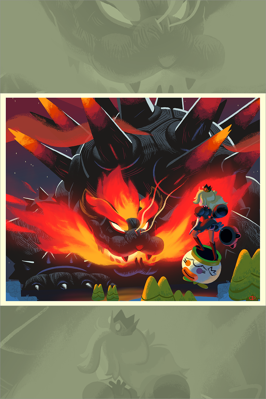 "Bowser" by Glen Brogan - Hero Complex Gallery