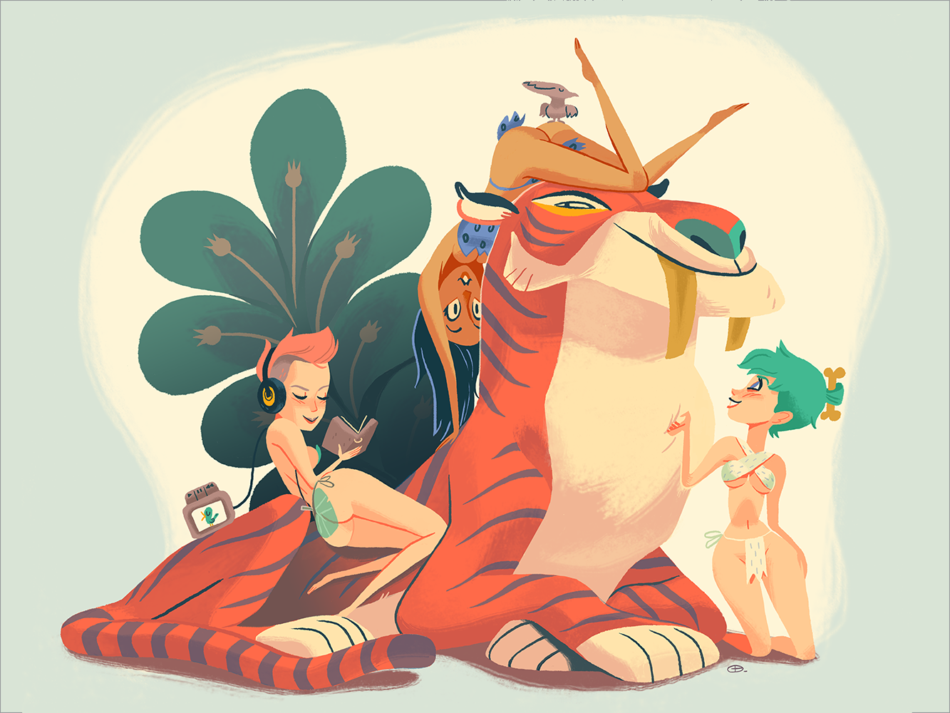 "Cavegirls" by Glen Brogan - Hero Complex Gallery