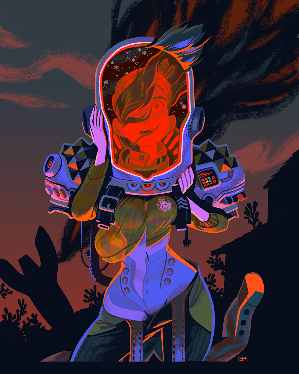 "Cosmic Farmer" by Glen Brogan