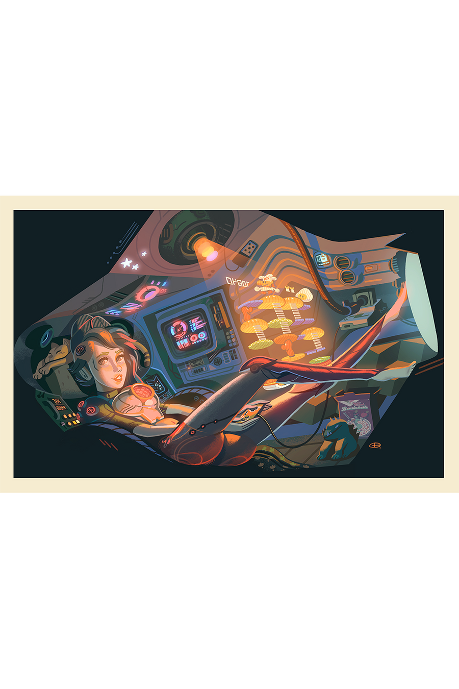 "Cyburger Time" by Glen Brogan