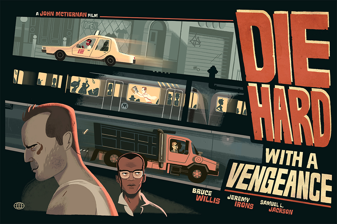 "Die Hard with a Vengeance" by Glen Brogan - Hero Complex Gallery