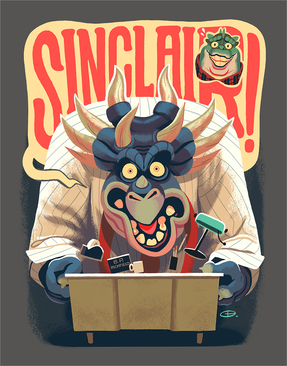 "Dinosaurs" by Glen Brogan - Hero Complex Gallery