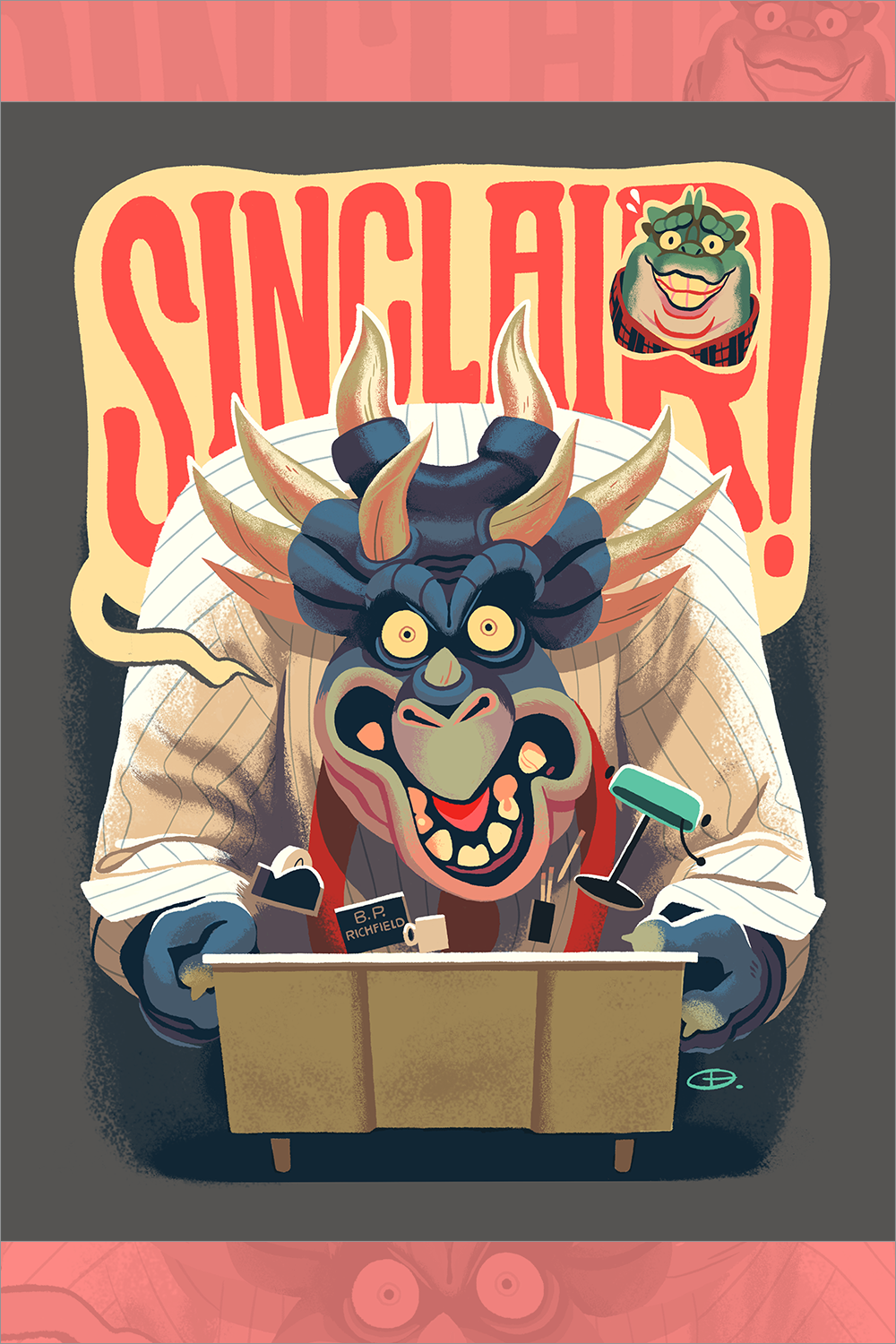 "Dinosaurs" by Glen Brogan - Hero Complex Gallery