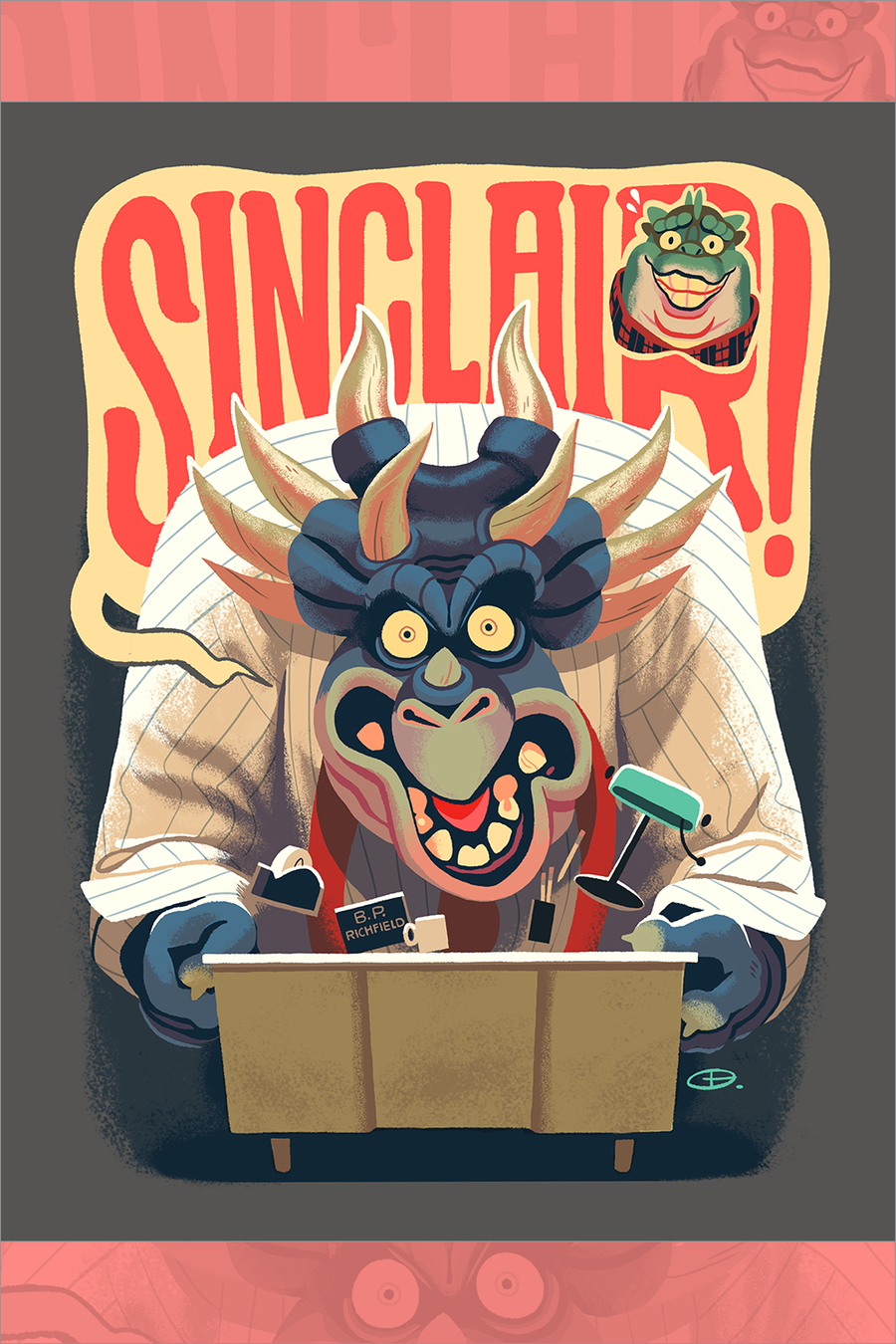 "Dinosaurs" by Glen Brogan - Hero Complex Gallery