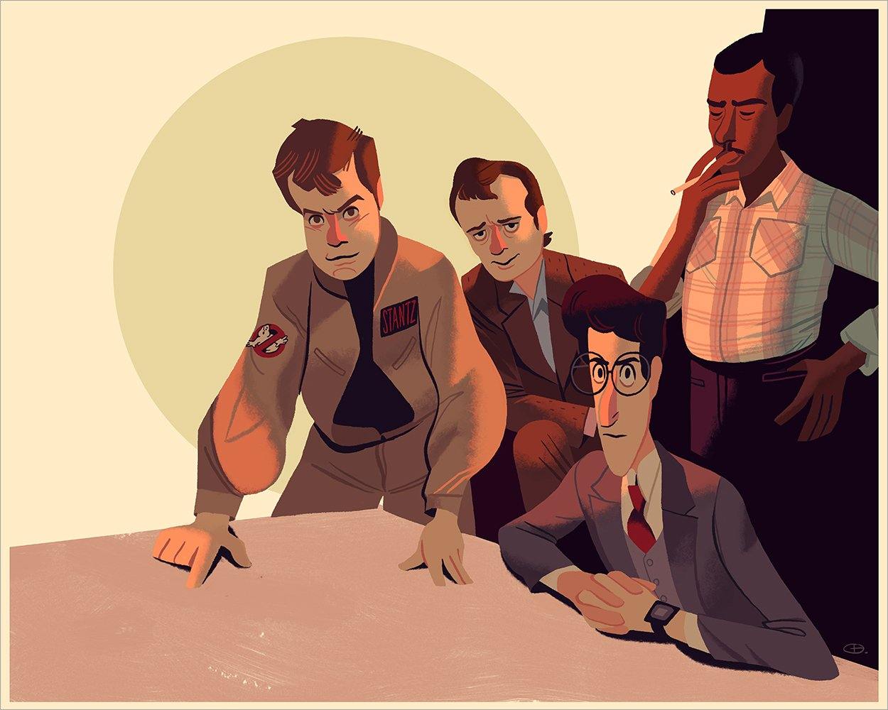 "Who ya gonna call?” by Glen Brogan - Hero Complex Gallery