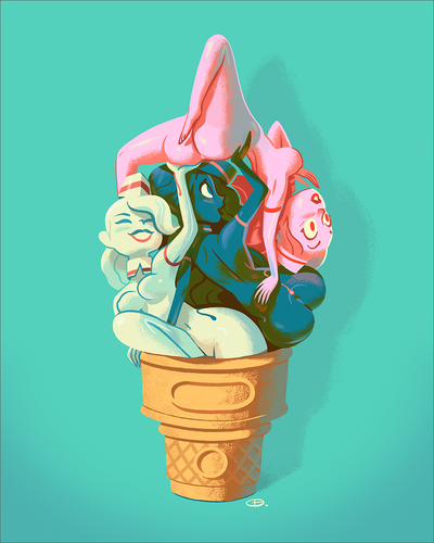"Ice Cream Swirl" by Glen Brogan