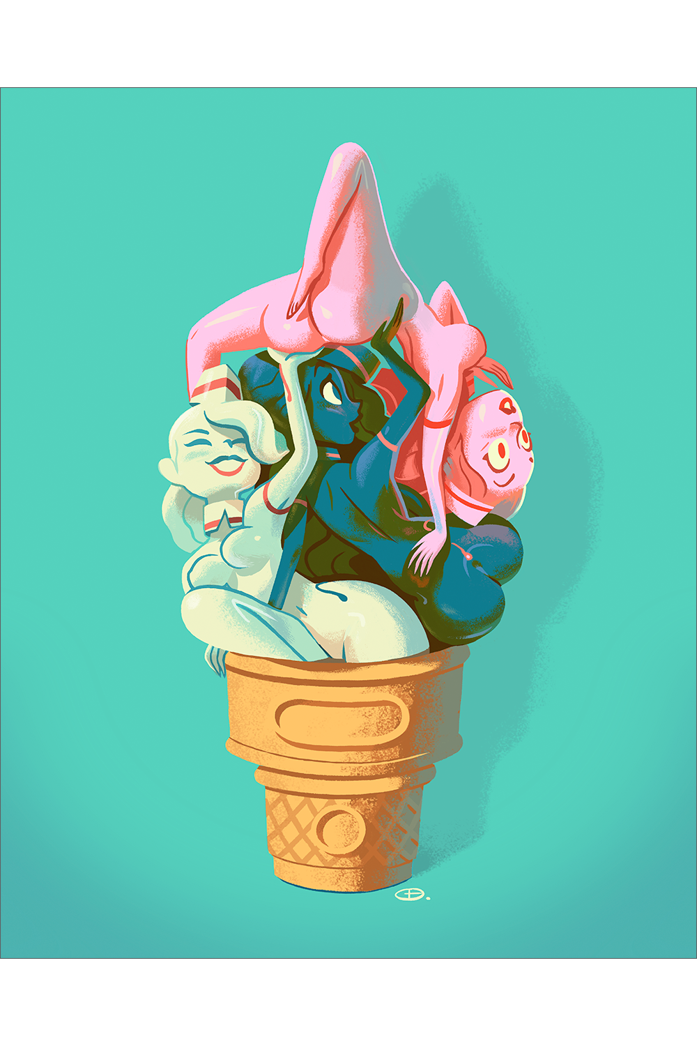 "Ice Cream Swirl" by Glen Brogan