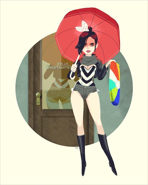 "Jessica" by Glen Brogan - Hero Complex Gallery