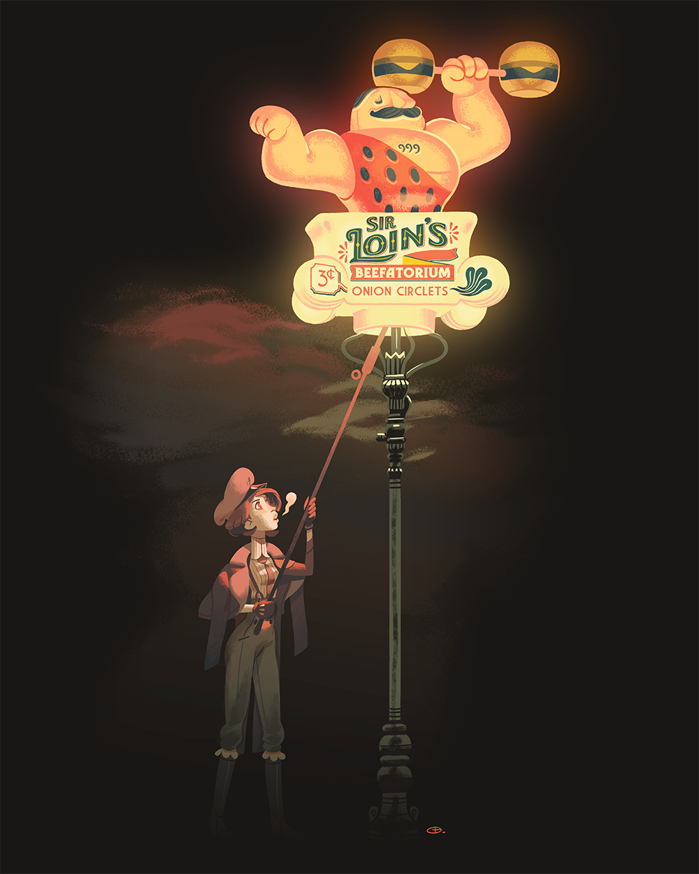 "Lamplighter" by Glen Brogan
