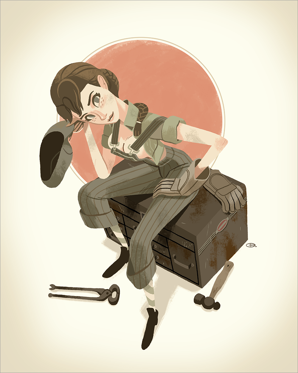 "Mechanic" by Glen Brogan - Hero Complex Gallery