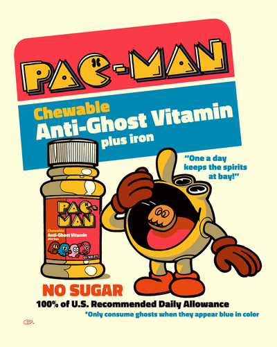 "Pac-Man Vitamins" by Glen Brogan