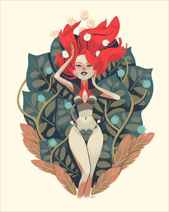 "Poison Ivy" by Glen Brogan - Hero Complex Gallery
