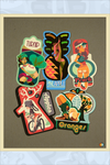 "Produce Stickers" by Glen Brogan - Hero Complex Gallery