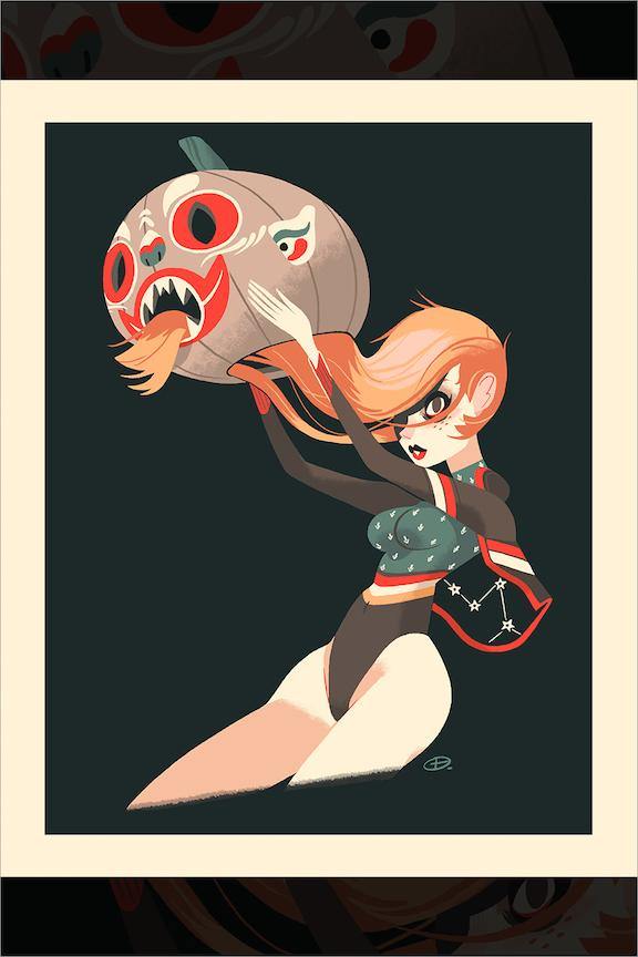 "Pumpkin Head" by Glen Brogan - Hero Complex Gallery