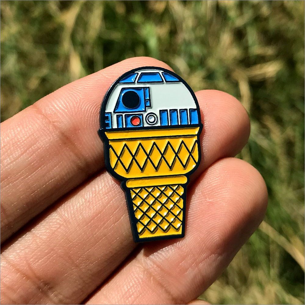 626. "R2D2 Cone" Pin by Glen Brogan - Hero Complex Gallery