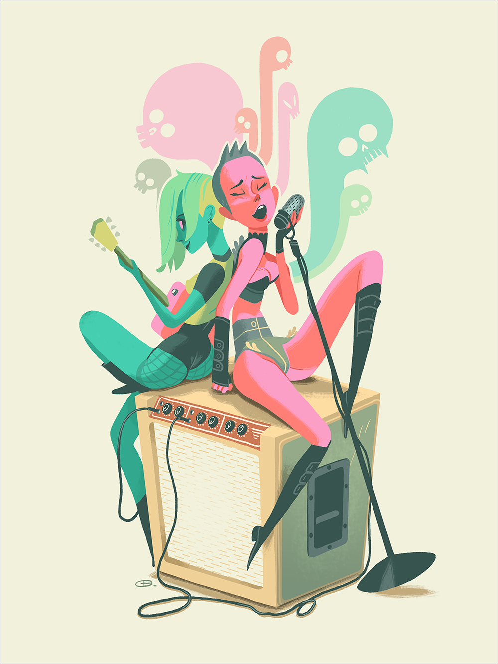 "Rock Band" by Glen Brogan - Hero Complex Gallery