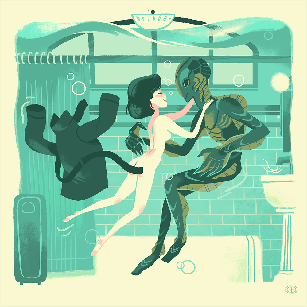 "The Shape of Water" by Glen Brogan - Hero Complex Gallery