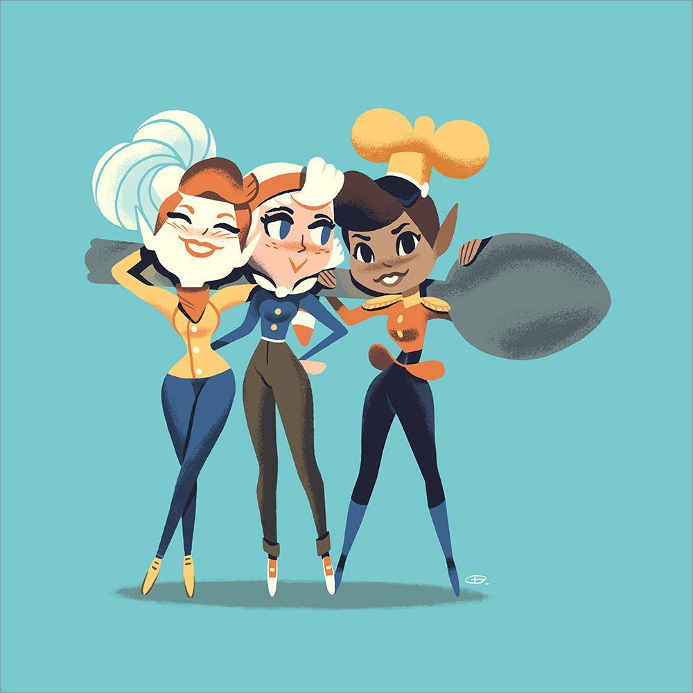 "Snap, Crackle and Pop" by Glen Brogan - Hero Complex Gallery