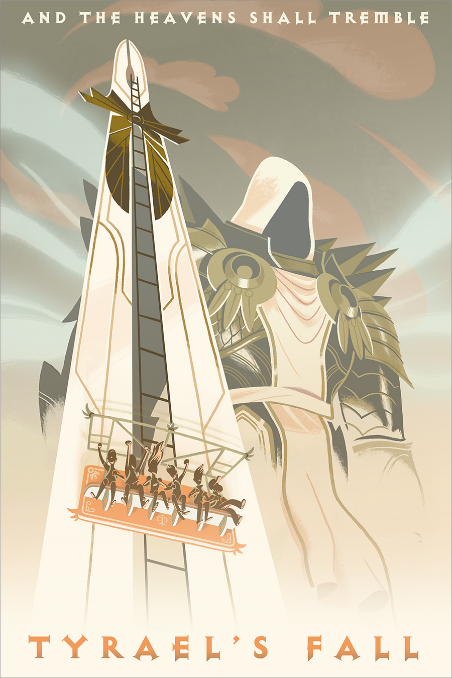 "Tyrael's Fall" by Glen Brogan - Hero Complex Gallery