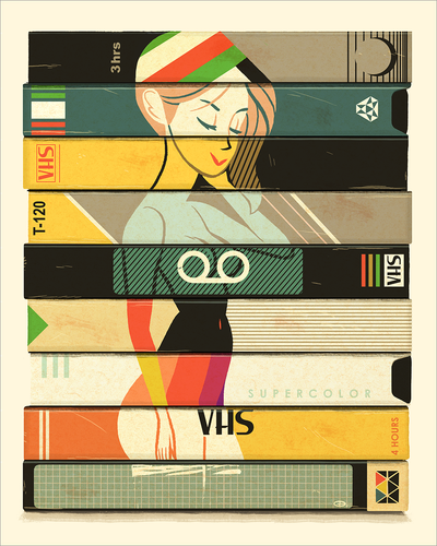 "VHS" by Glen Brogan - Hero Complex Gallery