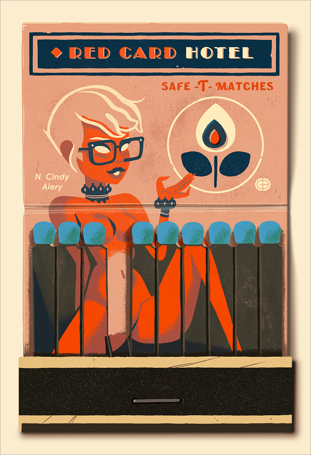 "Vintage Product Designs: Matches" by Glen Brogan - Hero Complex Gallery