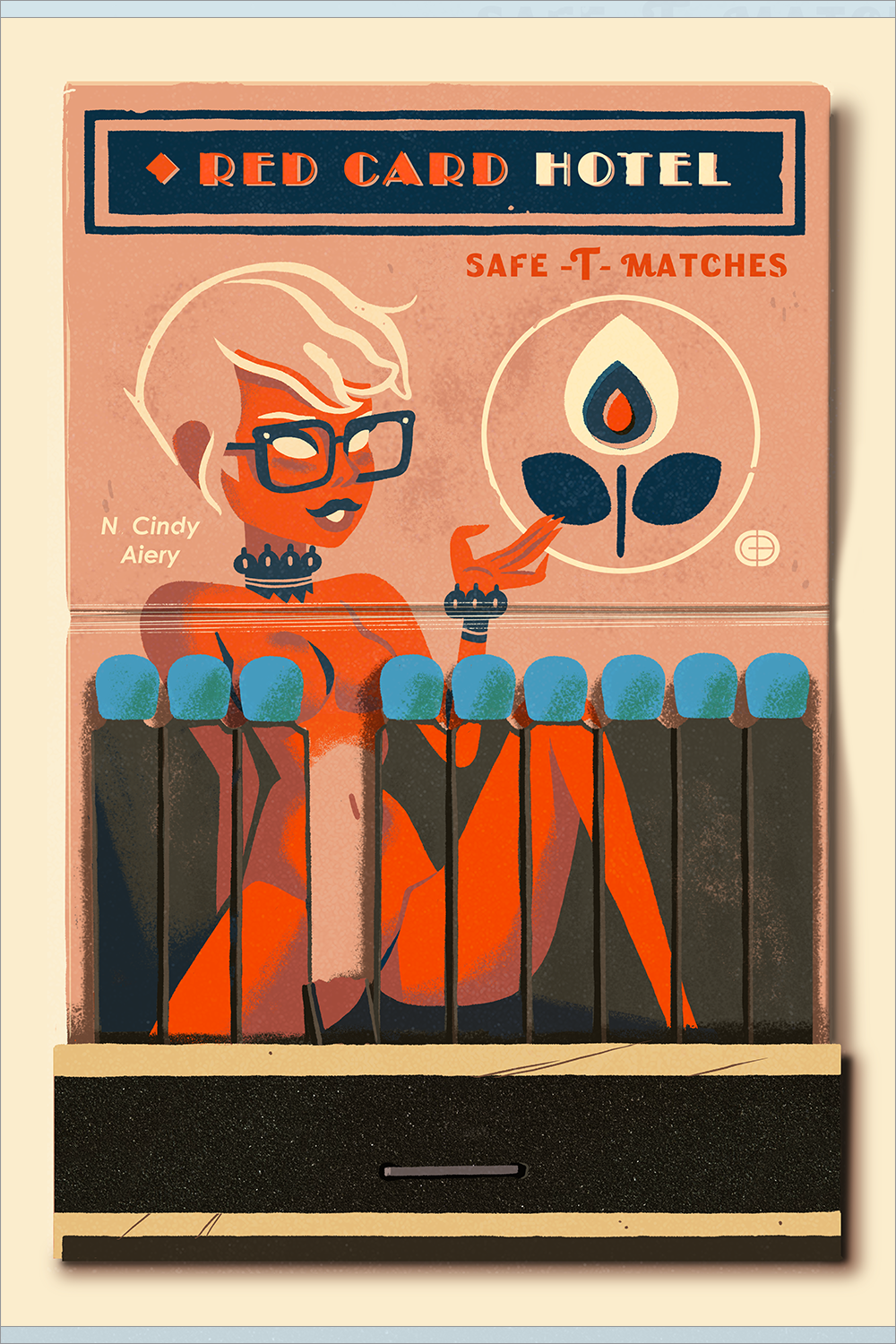 "Vintage Product Designs: Matches" by Glen Brogan - Hero Complex Gallery