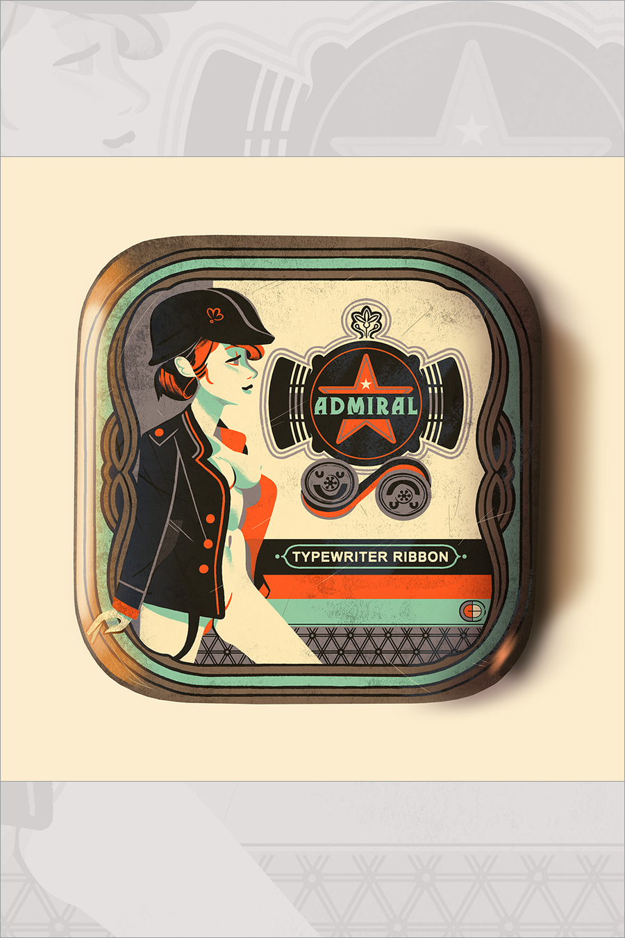 "Vintage Product Designs: Typewriter Ribbon" by Glen Brogan - Hero Complex Gallery