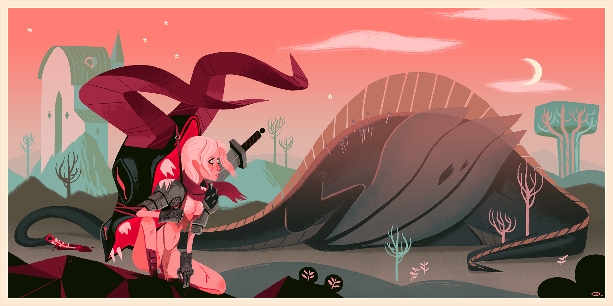 "Warrior" by Glen Brogan - Hero Complex Gallery